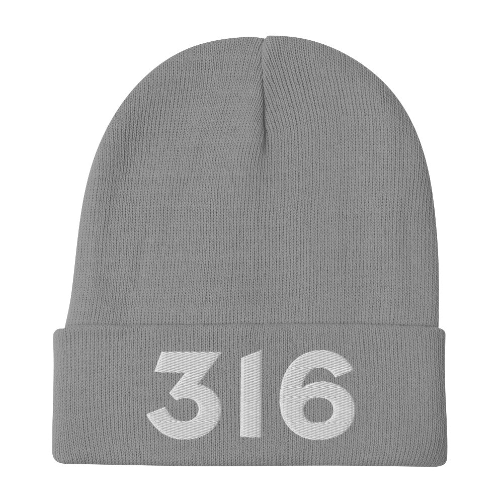 316 Embroidered Beanie