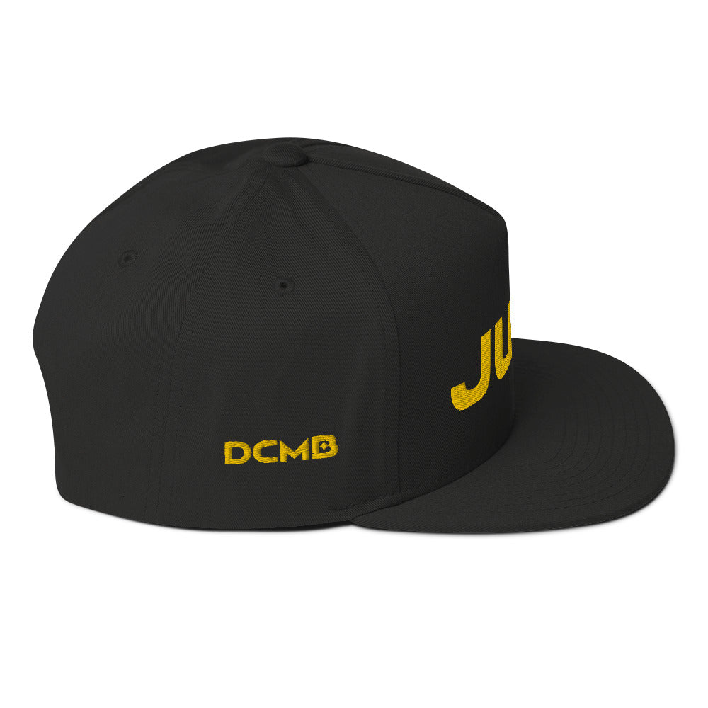 DCMB JUDA Flat Bill Cap Gold on Black
