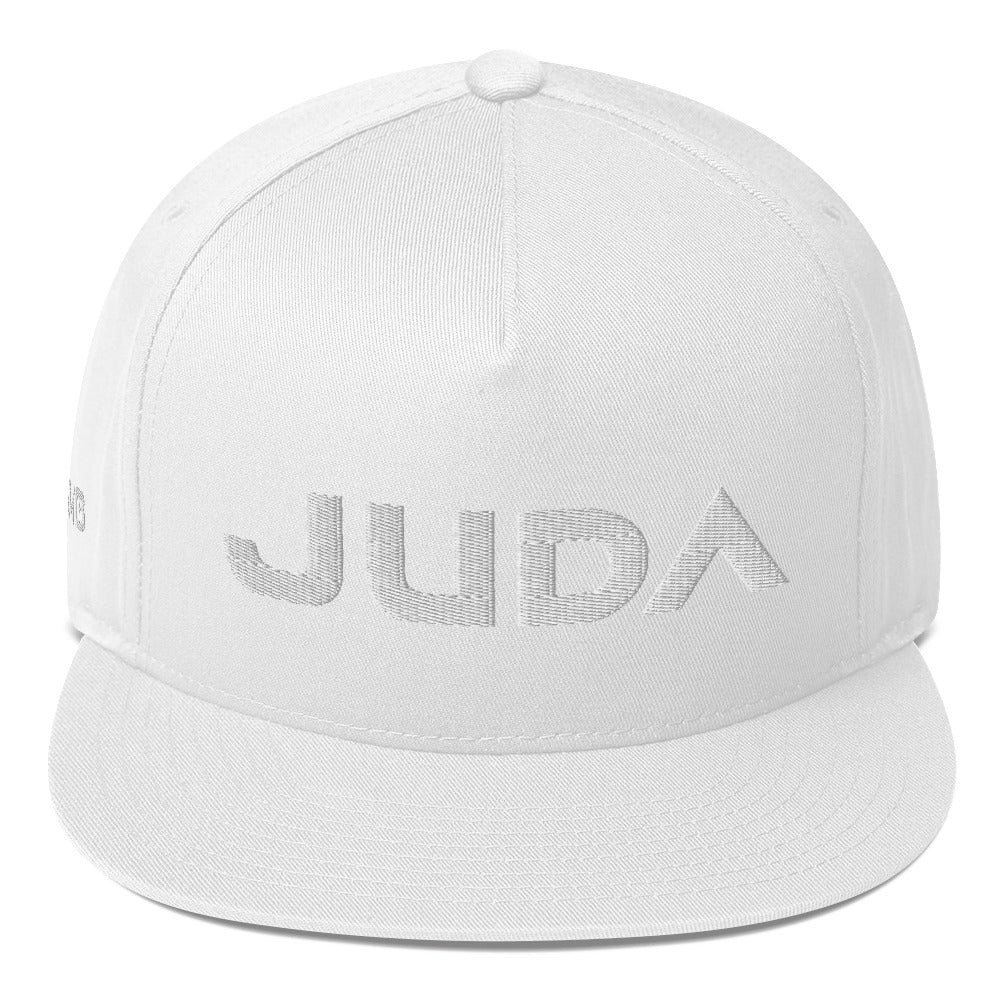 DCMB JUDA Flat Bill Cap White on White