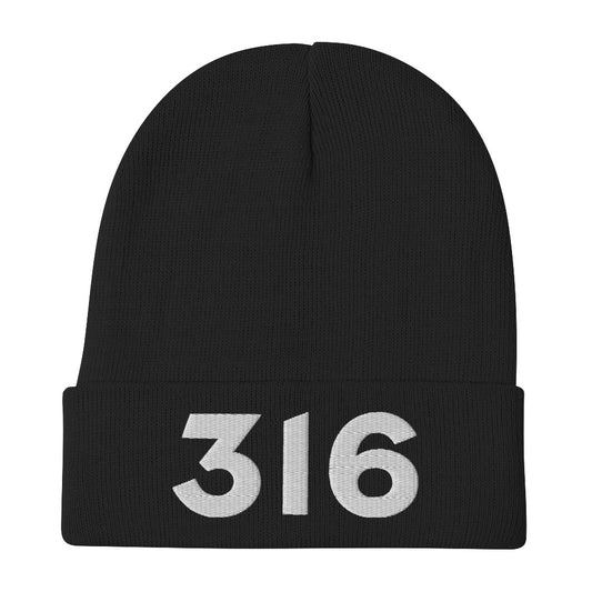 316 Embroidered Beanie