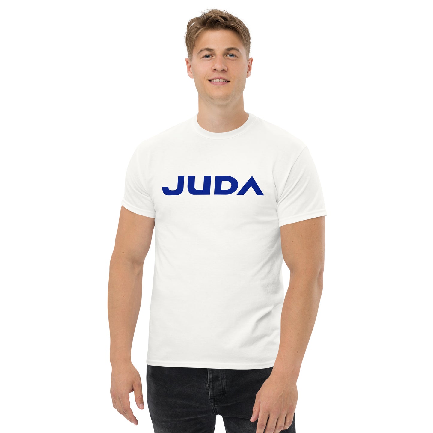 White & Blue Juda tee