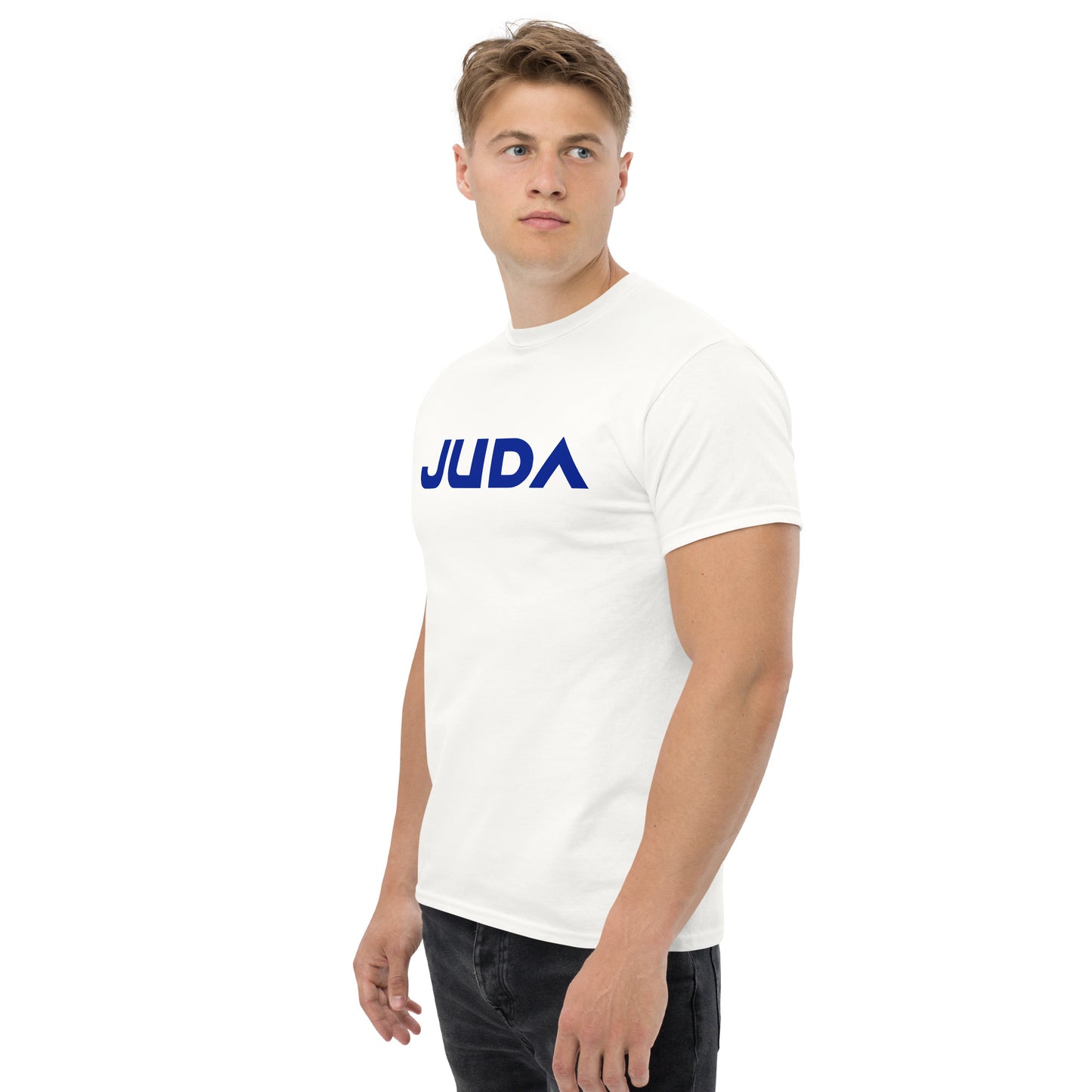 White & Blue Juda tee