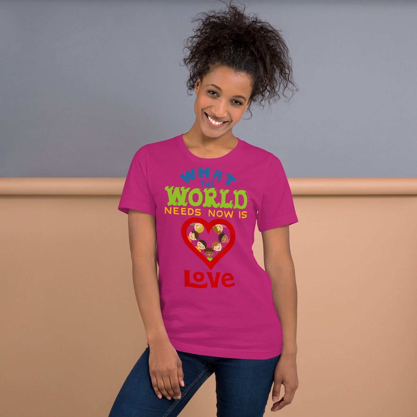 Womens  What the world needs now is Love Tee