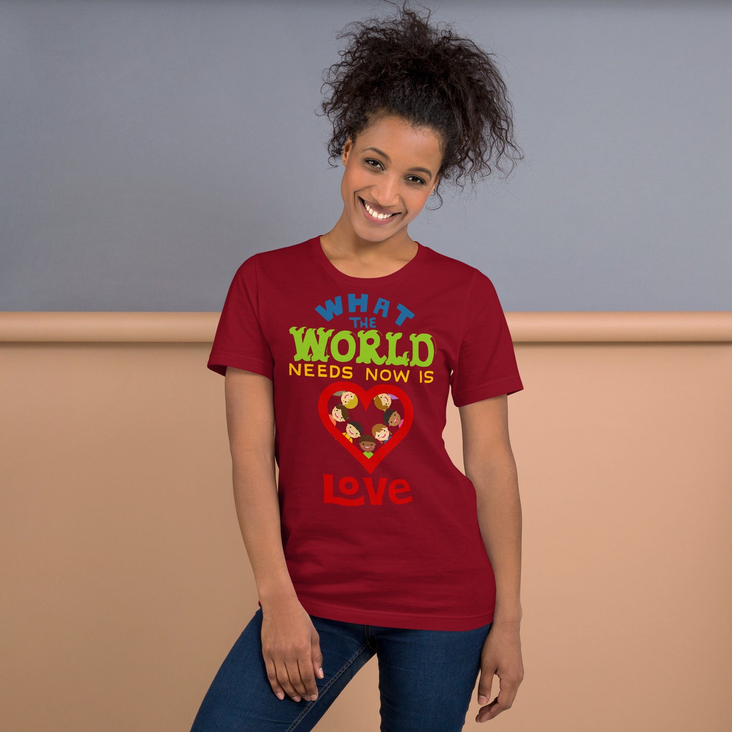 Womens  What the world needs now is Love Tee