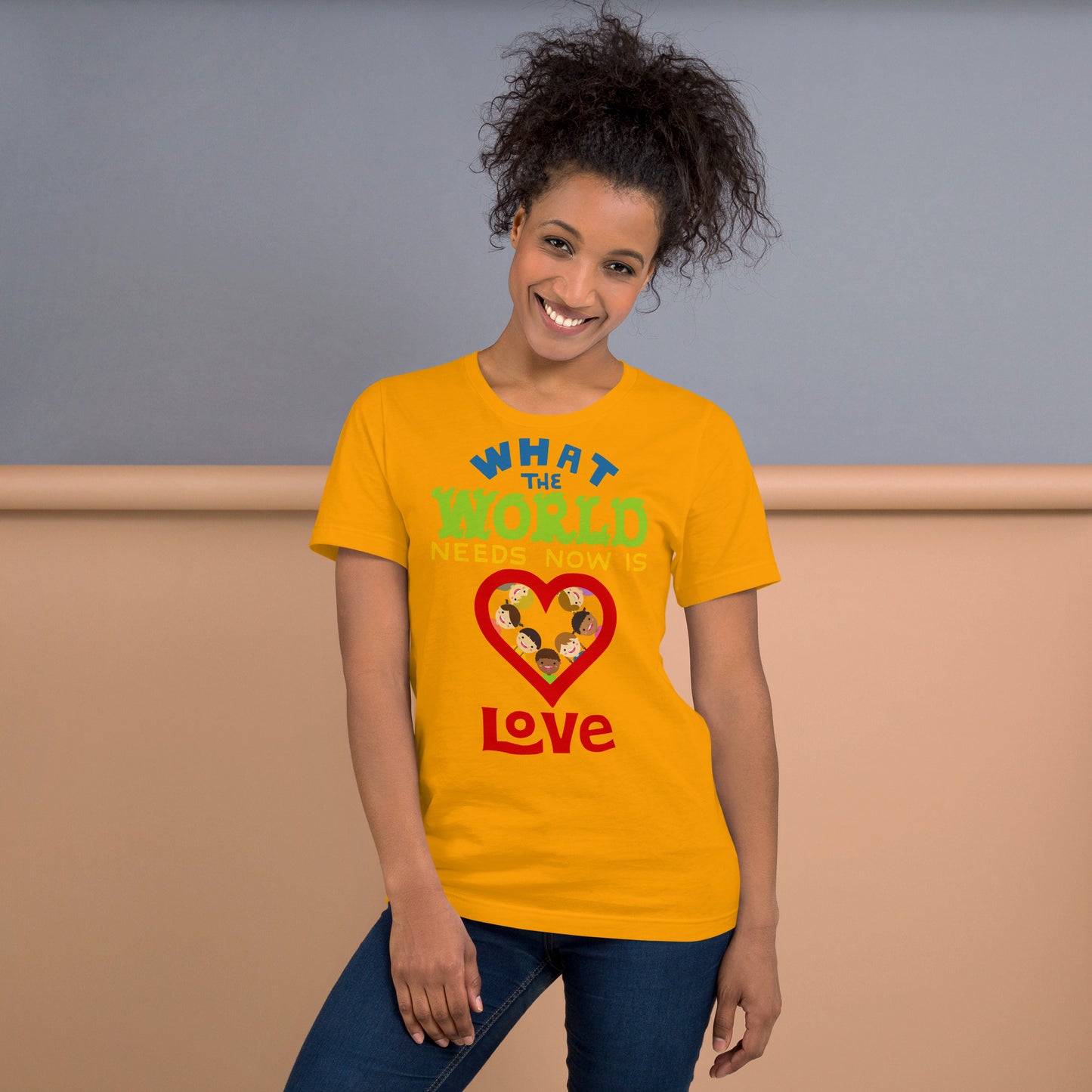 Womens  What the world needs now is Love Tee