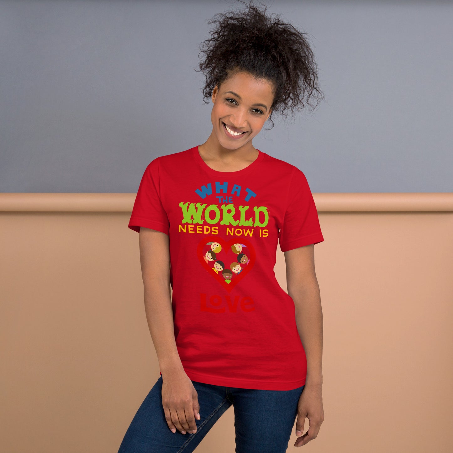 Womens  What the world needs now is Love Tee