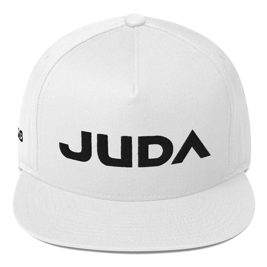 DCMB JUDA Flat Bill Cap Black on White
