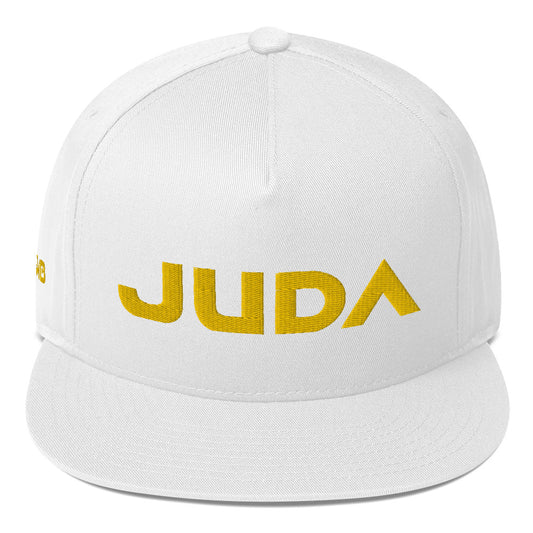 DCMB JUDA Flat Bill Cap Gold on White