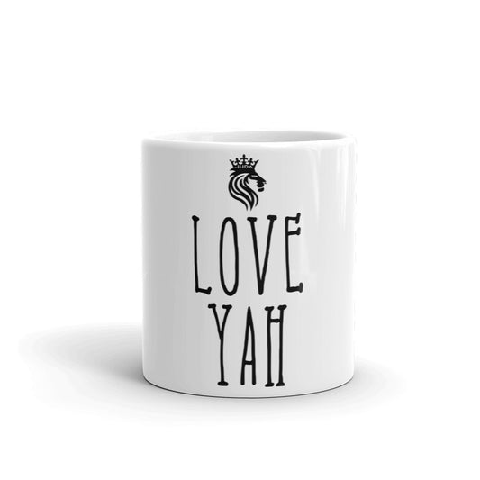 DCMB LOVE YAH White glossy mug