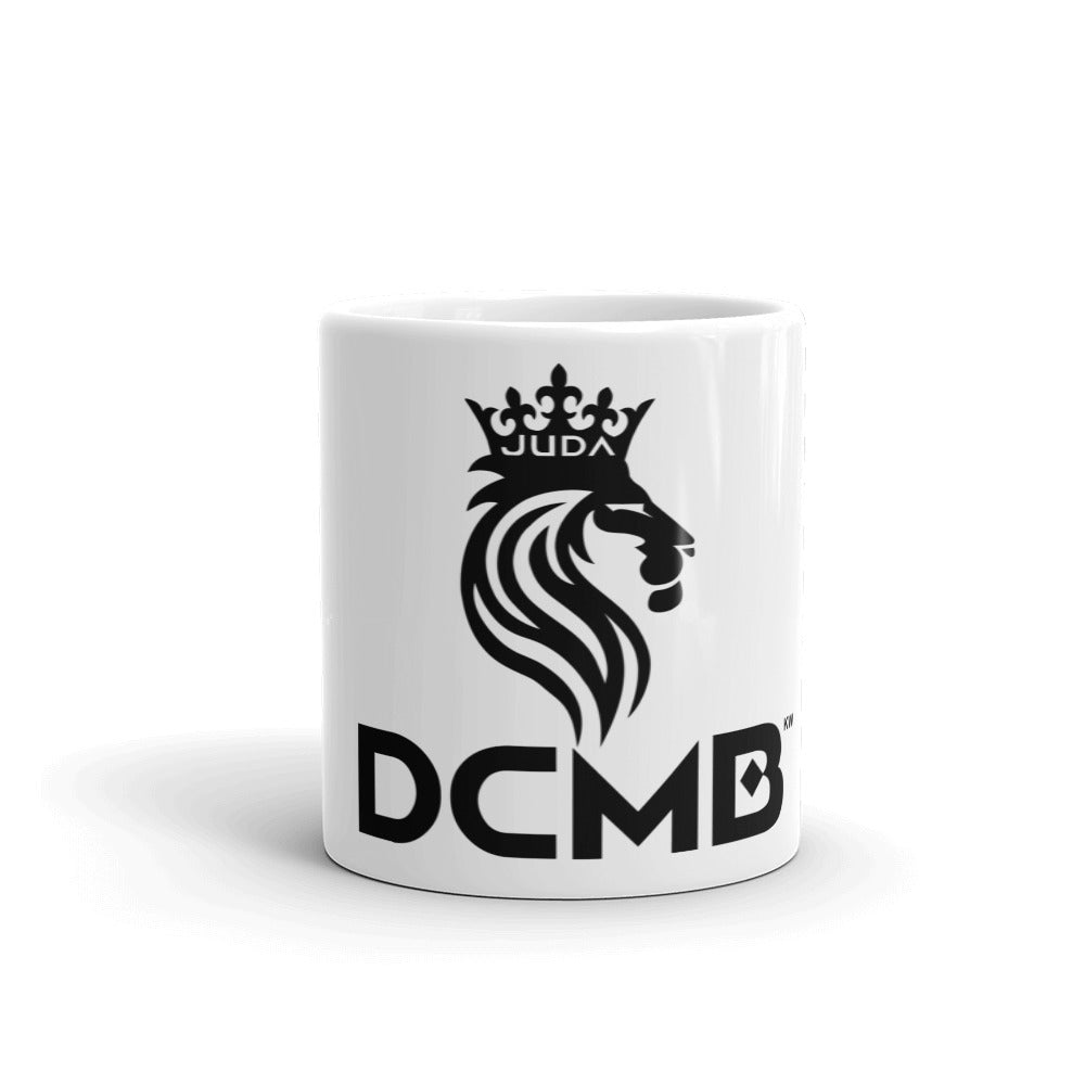 DCMB White glossy mug