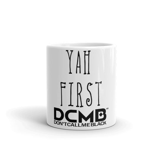 DCMB White glossy mug