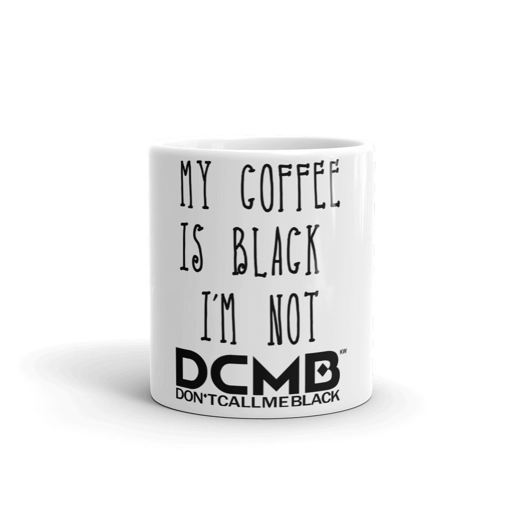 DCMB White glossy mug