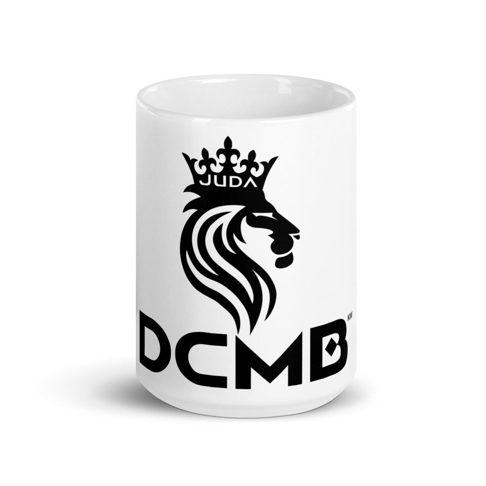 DCMB White glossy mug