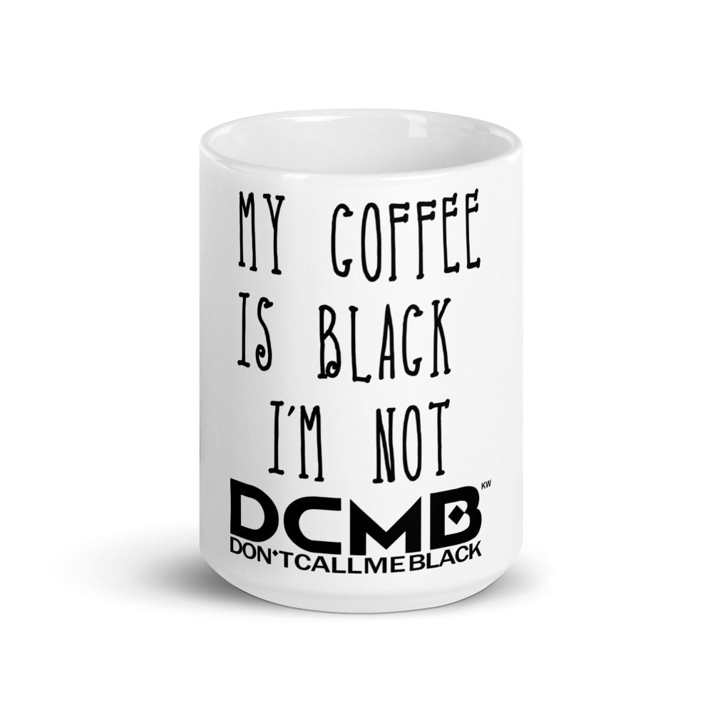 DCMB White glossy mug